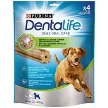 DENTALIFE Recompense pentru câini de talie mare, 4 batoane, 142g