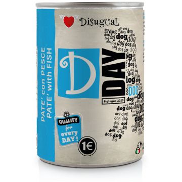 DISUGUAL D-Day Dog, pate de peşte 400g