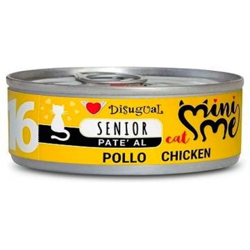 DISUGUAL MINI ME Conservă pentru pisici, SENIOR, pate pui 85g