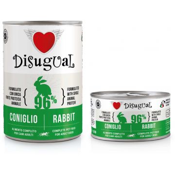 DISUGUAL MONO Dog, pate de iepure