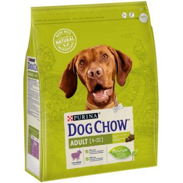DOG CHOW Hrană uscată pentru câini Adult, cu Miel şi Orez