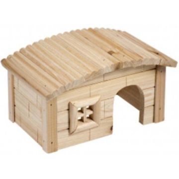 DUVO+ Căsuţă din lemn pentru hamsteri Lodge Dome