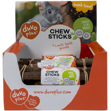DUVO+ Delicatese pentru rozătoare Lemn de Kiwi, 4 bucăţi
