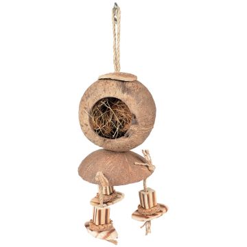 DUVO+ Jucărie pentru rozătoare Coconut jungle, cuburi, 34x12x12cm