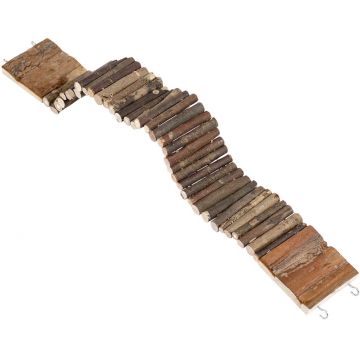 DUVO+ Scară din lemn pentru rozătoare 55x7cm