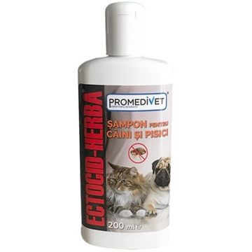ECTOCID Herba (Promedivet) Şampon pentru câini, pisici 200ml