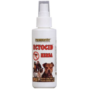ECTOCID Herba (Promedivet) Spray pentru câini, pisici şi păsări exotice 100ml