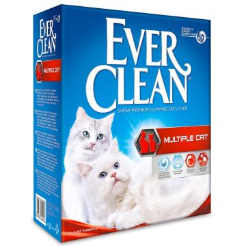 EVER CLEAN Multiple Cat Nisip pentru pisici 10L