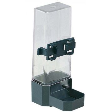 FERPLAST Adăpător Silver 4560 pentru peruşi şi papagali mici 7,3x8x15,1cm, 0,2L