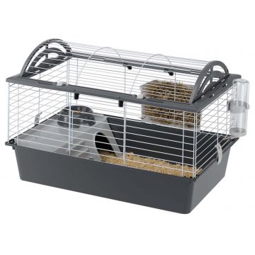 FERPLAST Cuşcă pentru rozătoare CASITA 80, gratii albe, 78x48x50cm