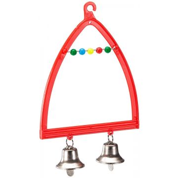 FERPLAST Leagăn pentru canari şi păsări exotice, plastic, 9,5xh14cm, div culori