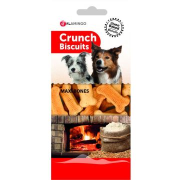 FLAMINGO Biscuiţi pentru câini Crunch Oase maxi 500g