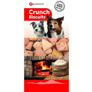 FLAMINGO Biscuiţi pentru câini Crunch Snackies 500g