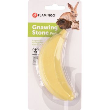 FLAMINGO Bloc mineral pentru rozătoare, cu Banană şi Vitamine 50g