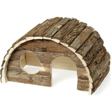 FLAMINGO Căsuţă din lemn pentru rozătoare, 15x9,5x9 cm