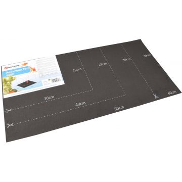 FLAMINGO Covoraş pentru acvariu, negru 60x30cm