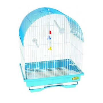 Colivie pentru pasari Tatrapet Dodo, 30 x 23 x 37 cm, rotunda, turcoaz