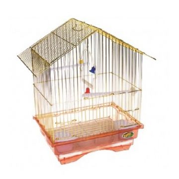 Colivie pentru pasari Tatrapet Dodo, 30 x 23 x 38 cm, aurie
