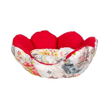 Culcus Floare Vatelina Marimea 2 (40x20 cm) Rosu