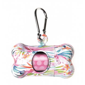 Dispenser pungi igienice - Floral - 1 rola