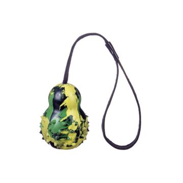 Jucarie BK Buzdugan Cauciuc cu Sfoara, Verde L 10 x 8 cm