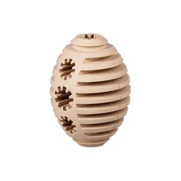 Jucarie BK Minge Rugby Cauciuc Delicacies Bej S 7-8 cm