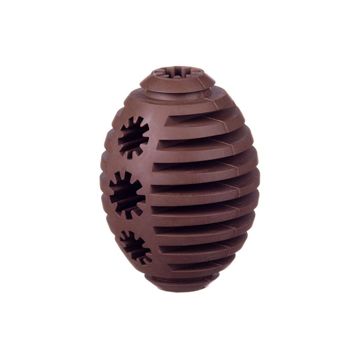 Jucarie BK Minge Rugby Cauciuc Delicacies Maro M 10-11 cm