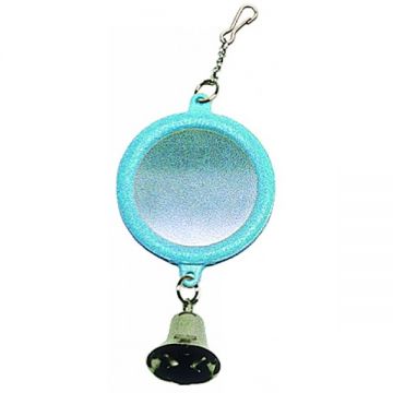 Jucarie cu oglinda si clopotel pentru pasari Tatrapet Dodo, 14 cm