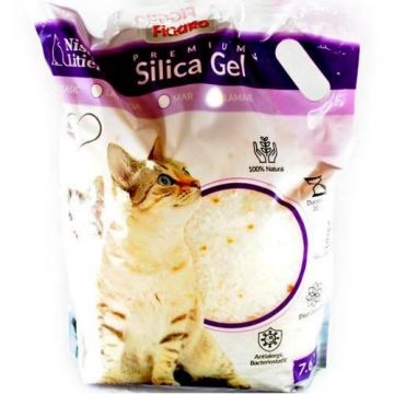 Nisip Silica Gel Figaro Premium 7.6 L Lavanda