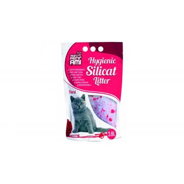 Nisip Silicat Pentru Pisici Mon Petit Ami Floral 3.8 L