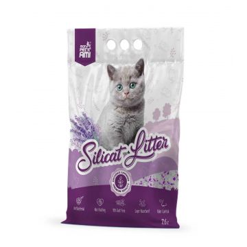Nisip Silicat Pentru Pisici Mon Petit Ami Lavanda 7.6 L