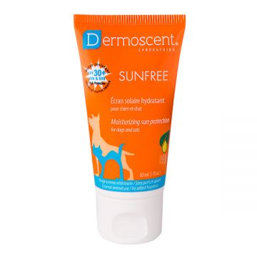 Protectie solara cu SPF pentru caini si pisici Dermoscent SunFree, 30 ml
