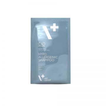 Sampon dermatocosmetic pentru animale cu piele sensibila Vet Expert Hypoalergenic, 20 x 15 ml