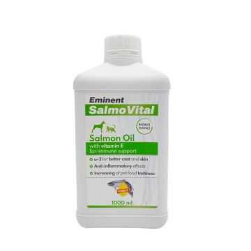 Ulei de somon Eminent Salmovital, Vitamina E, 1000 ml
