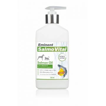 Ulei de somon Eminent Salmovital, Vitamina E, 500 ml