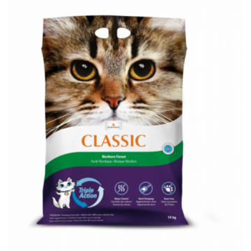 Asternut pentru litiera Intersand Classic Nordic Forest 14 kg