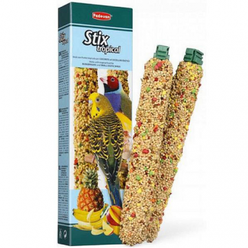 Batoane pentru pasari Padovan Stix Tropical 80 g