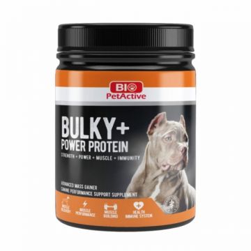 Bio PetActive Bulky+ Power Protein, Pachet 2 X 368 gr