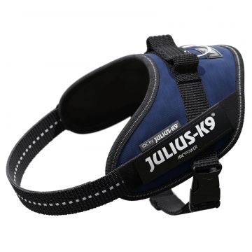 Ham Julius-K9 IDC Power, jeans, reflectorizant, circumferința piept 49-67 cm, pentru câini cu greutate de 7-15 kg