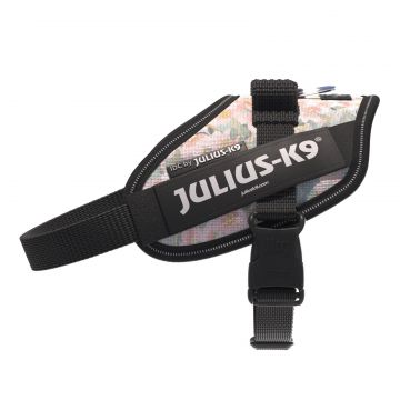 Ham Julius-K9 IDC Power, Pretty, reflectorizant, dimensiune XS, circumferința piept 40-53 cm, pentru câini cu greutate de 4-7 kg