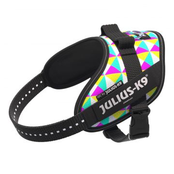 Ham Julius-K9 IDC Power, retro, reflectorizant, 49-67 cm, pentru caini cu greutate de 7-15 kg