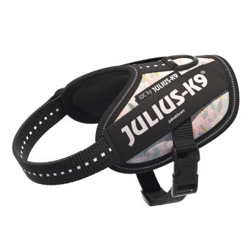 Ham Julius-K9 IDC Power, roz, reflectorizant, circumferința piept 33-45 cm, pentru câini cu greutate de 2-5 kg