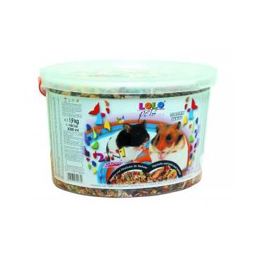 Hrana 2 in 1 pentru hamsteri - galeata de 3 L