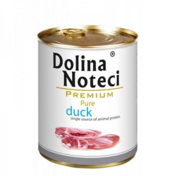 Hrana umeda pentru caini Dolina Noteci Premium Pure cu rata 400gr