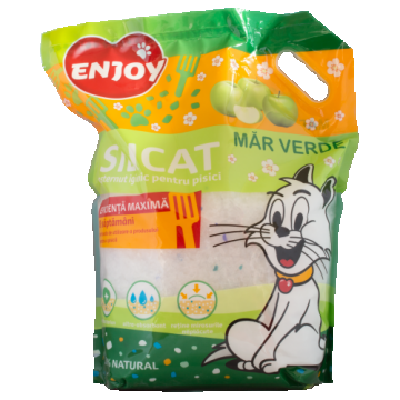 Nisip Silicat Pentru Pisici Enjoy cu Mar Verde 7.6 L