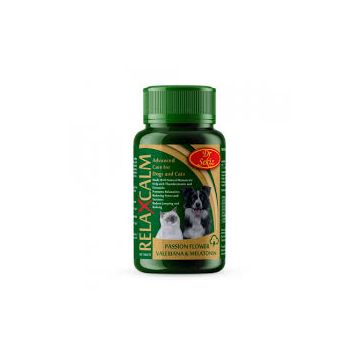 RelaxCalm, Supliment Nutritional Pentru Caini si Pisici, 100 Tablete