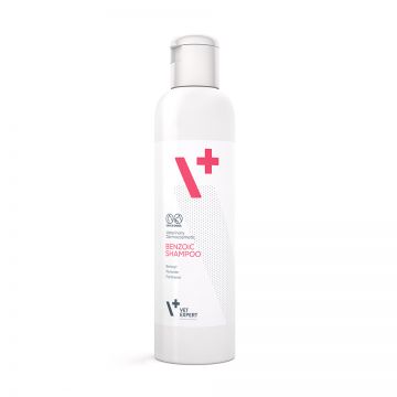 Sampon dermatocosmetic pentru caini si pisici Vet Expert Benzoic, 250 ml