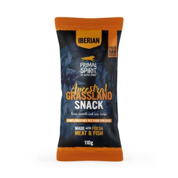 Snack pentru câine Mediterranean, Primal Spirit, cu pui și porc, 110 g