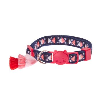 Zgarda pisici Bohemian - Rosu