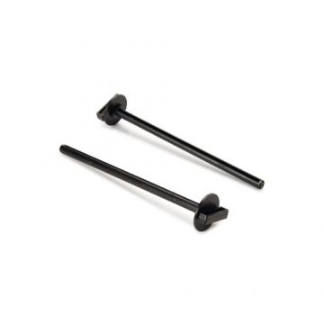 Bete pentru Colivie din Plastic Negru 22x12 cm